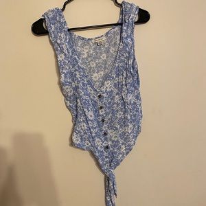 AMERICAN EAGLE SUMMER FLORAL TOP